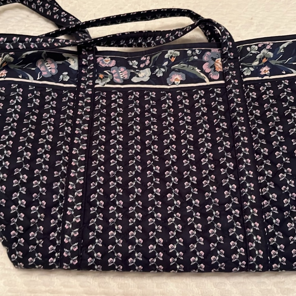 Vera Bradley Shoulder Tote - Perennial Buds
